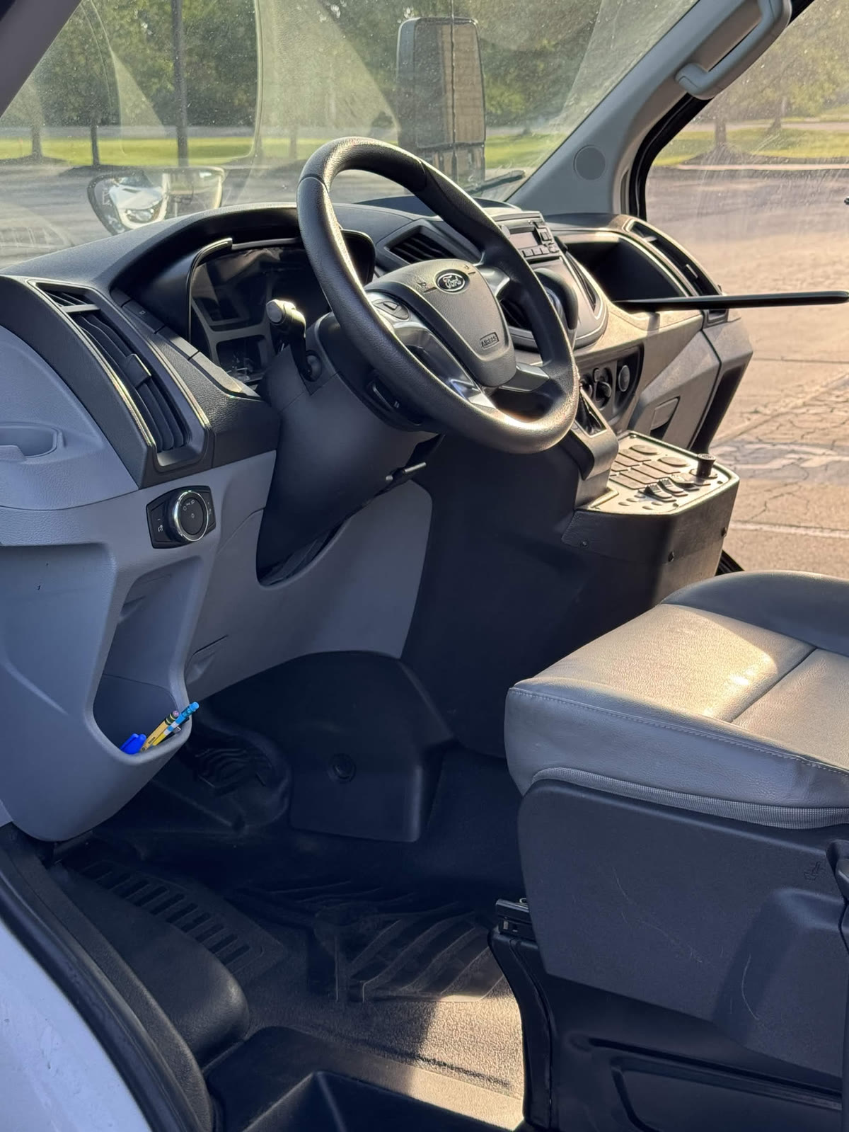 Beavercreek bus cab interior by Rhoads Detailing